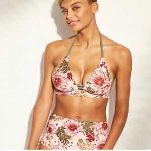 Kona sol | pink floral bikini